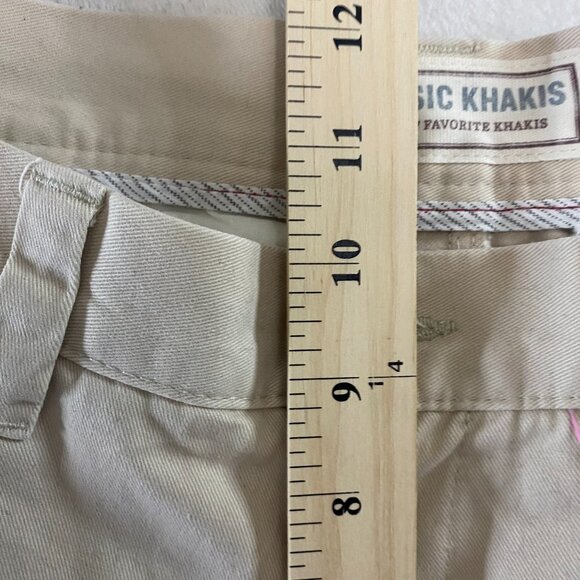 Old Navy Pants Mens 34 x 32 Tan Chino Classic Favorite Khakis Straight Leg - Picture 9 of 9